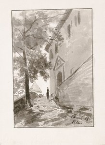 Zgornji vhod v blejski grad door Ladislav Benesch